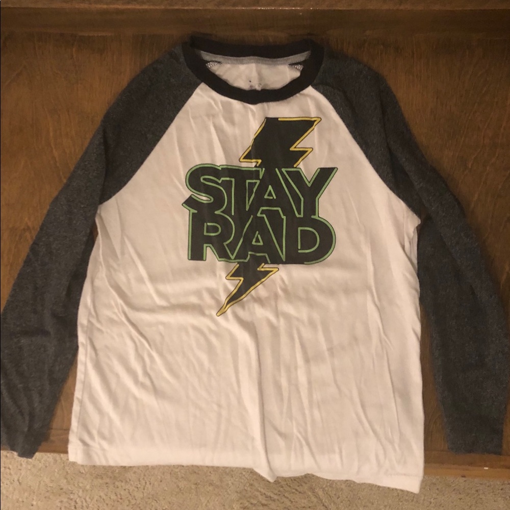 Boys’ “Stay Rad” long-sleeved t-shirt